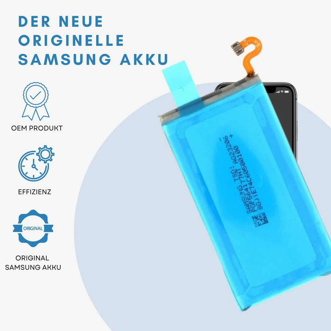 INNCOMM Original Akku für Samsung Galaxy S9 SM-G960 Original OEM - 3000 mAh Lithium-Ionen-Batterie -