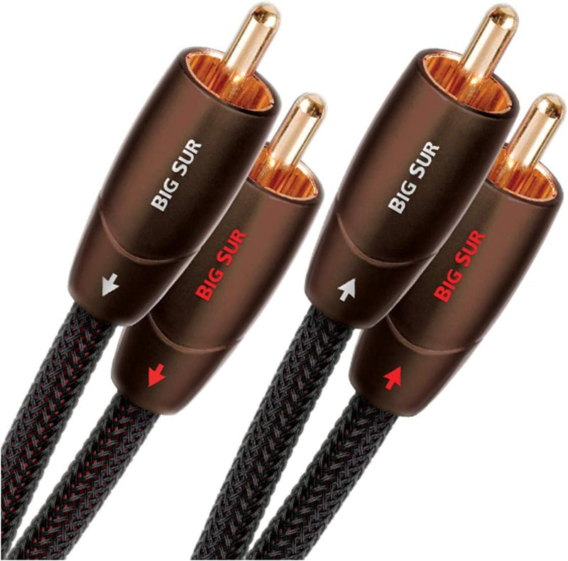 AudioQuest 0,6m Big Sur RCA Audiokabel 0,6 m 2 x RCA Schwarz - Audiokabel (2 x RCA, 2 x RCA, Kupfer,