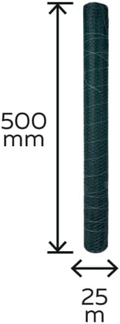 Alberts 614232 Sechseckgeflecht | verschiedene Längen und Höhen - wahlweise in verschiedenen Farben