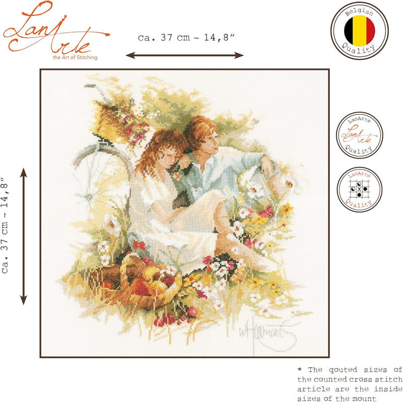 Lanarte PN-0007966 Kreuzstichset, Baumwolle, Mehrfarbig, 32x37cm 32x37cm Mehrfarbig, 32x37cm Mehrfar