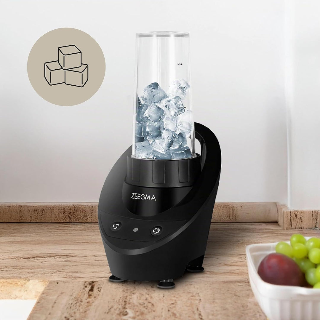 ZEEGMA VITAMINE BASE Elektrischer Mixer für Cocktails und Smoothies, 300 W, persönlicher Mixer, Mini