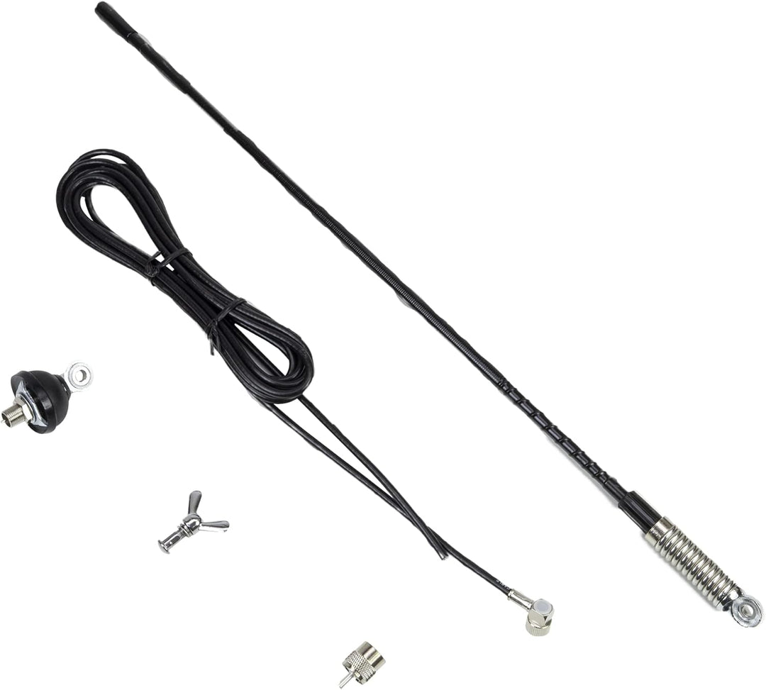 CB-Antenne PNI S60 mit Butterfly, Halterung, Kabel und PL-Stecker