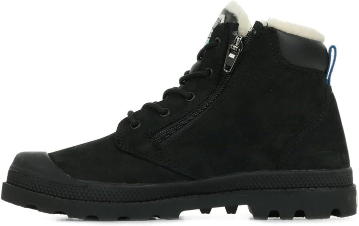 Palladium Unisex Kinder Pampa Hi Cuff WPS Oz Boots Outdoor 35 EU Schwarz, 35 EU Schwarz