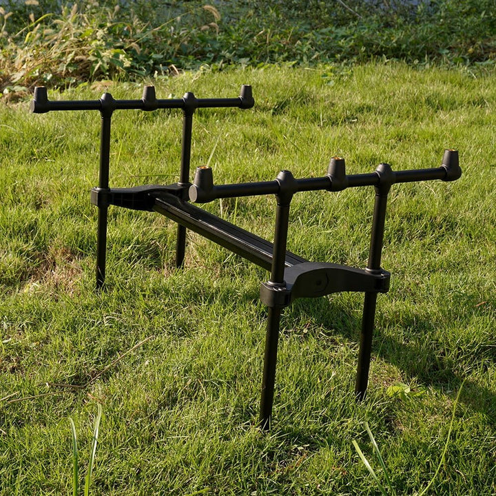 Hirisi Tackle Rod Pod Rutenhalter – 3 Ruten oder 2 Ruten wählbar, – Aluminium Rutenständer mit Tasch