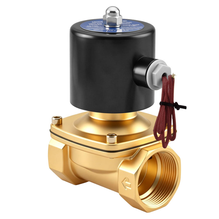 Heschen Messing Magnetventil 1-1/2 Zoll, DC24V, stromlos geschlossen (NC),2W-400-40, direktgesteuert