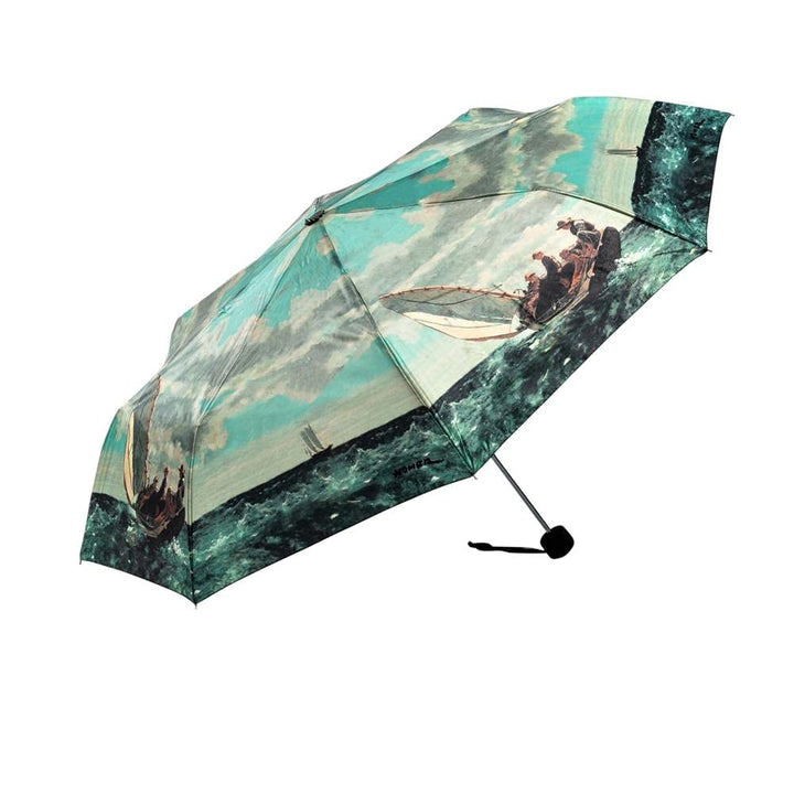 LUCKYWEATHER Regenschirm Taschenschirm Mini Damen/Herren Motiv Breezing Up I Taschenschirme klein un
