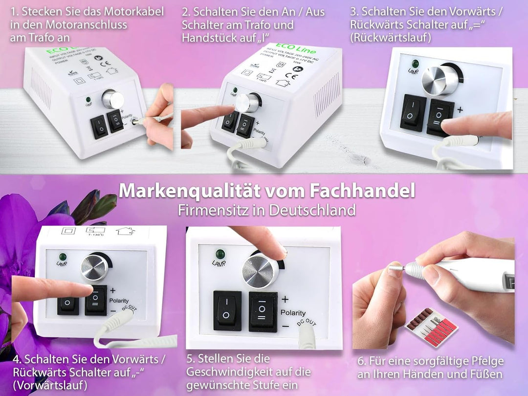 Fräser Set für Fusspflege und Maniküre
