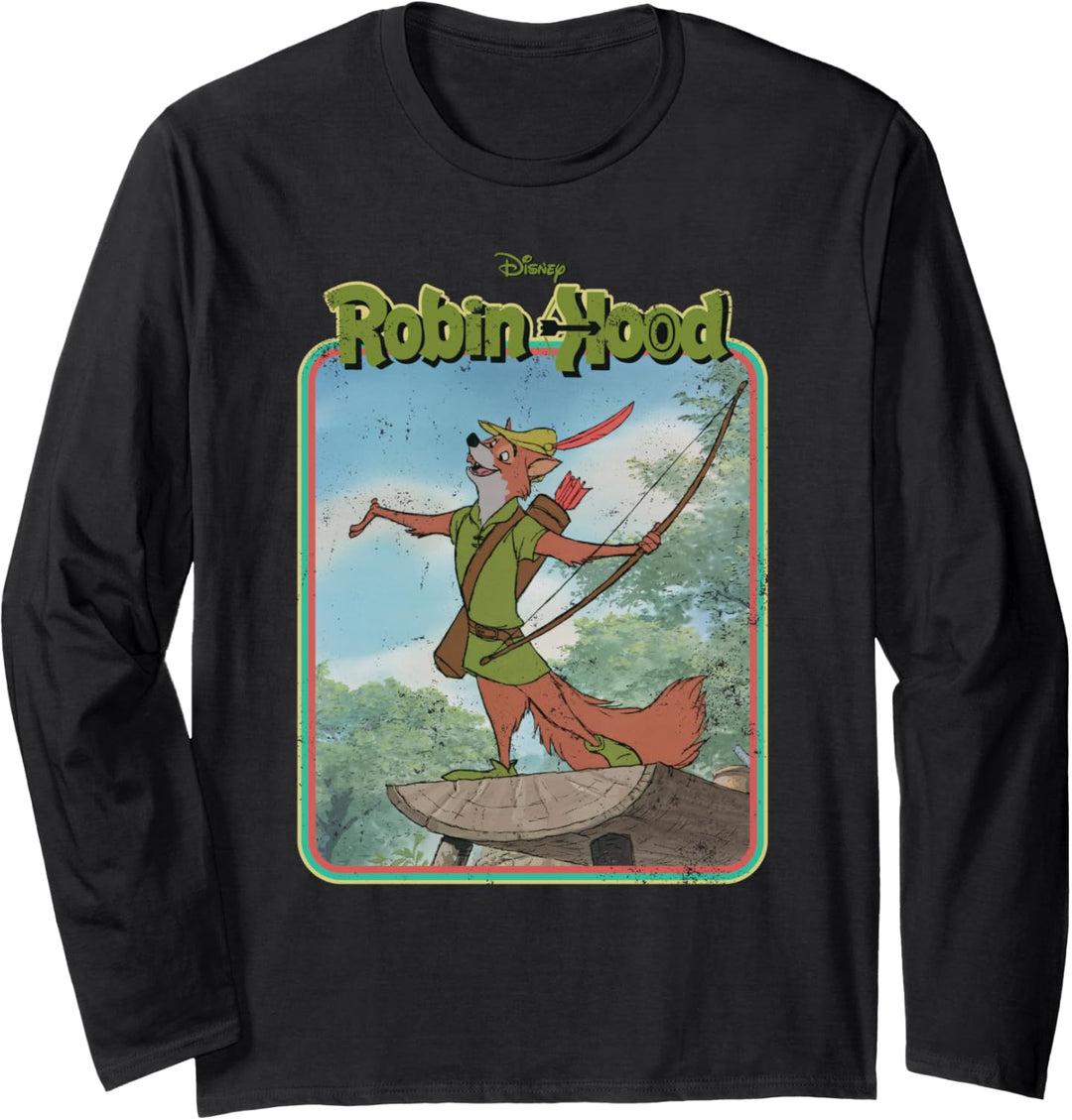 Disney Robin Hood Retro Langarmshirt