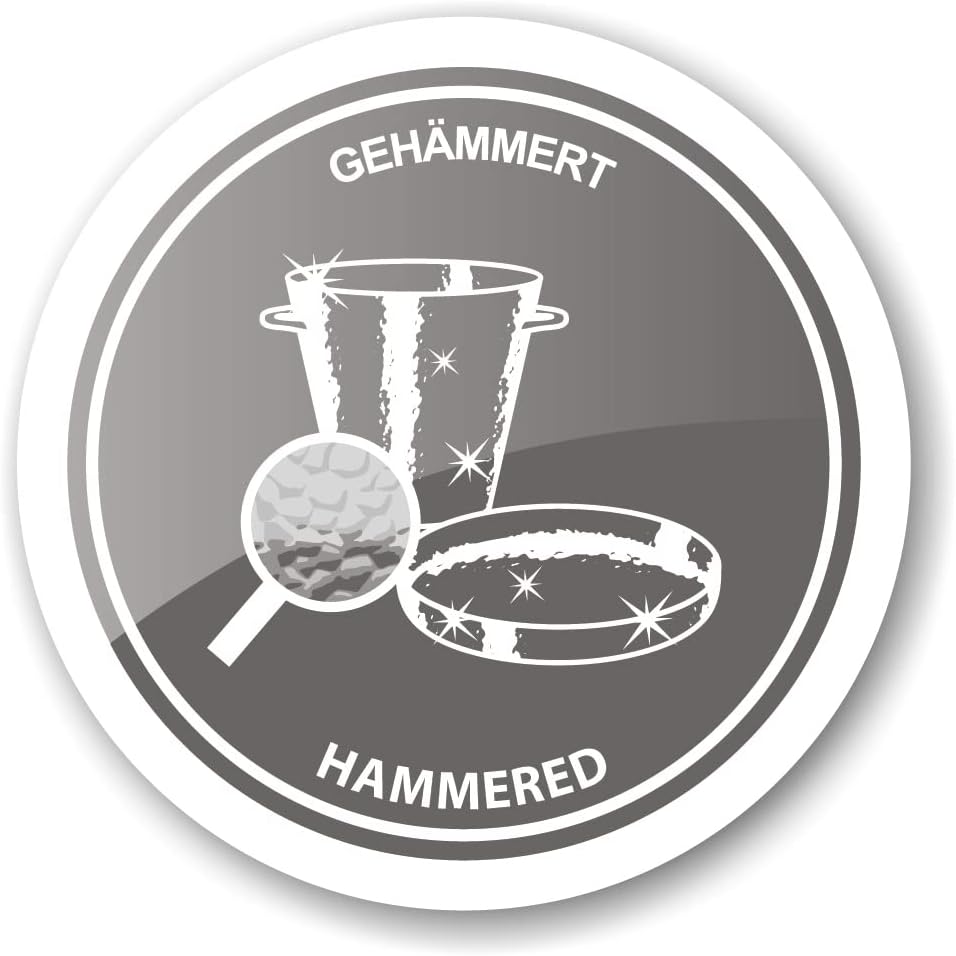 EDZARD Champagner Kühler Cara (Ø 40 cm, gross) aus Edelstahl - Flaschenkühler, Sektkühler - Getränke