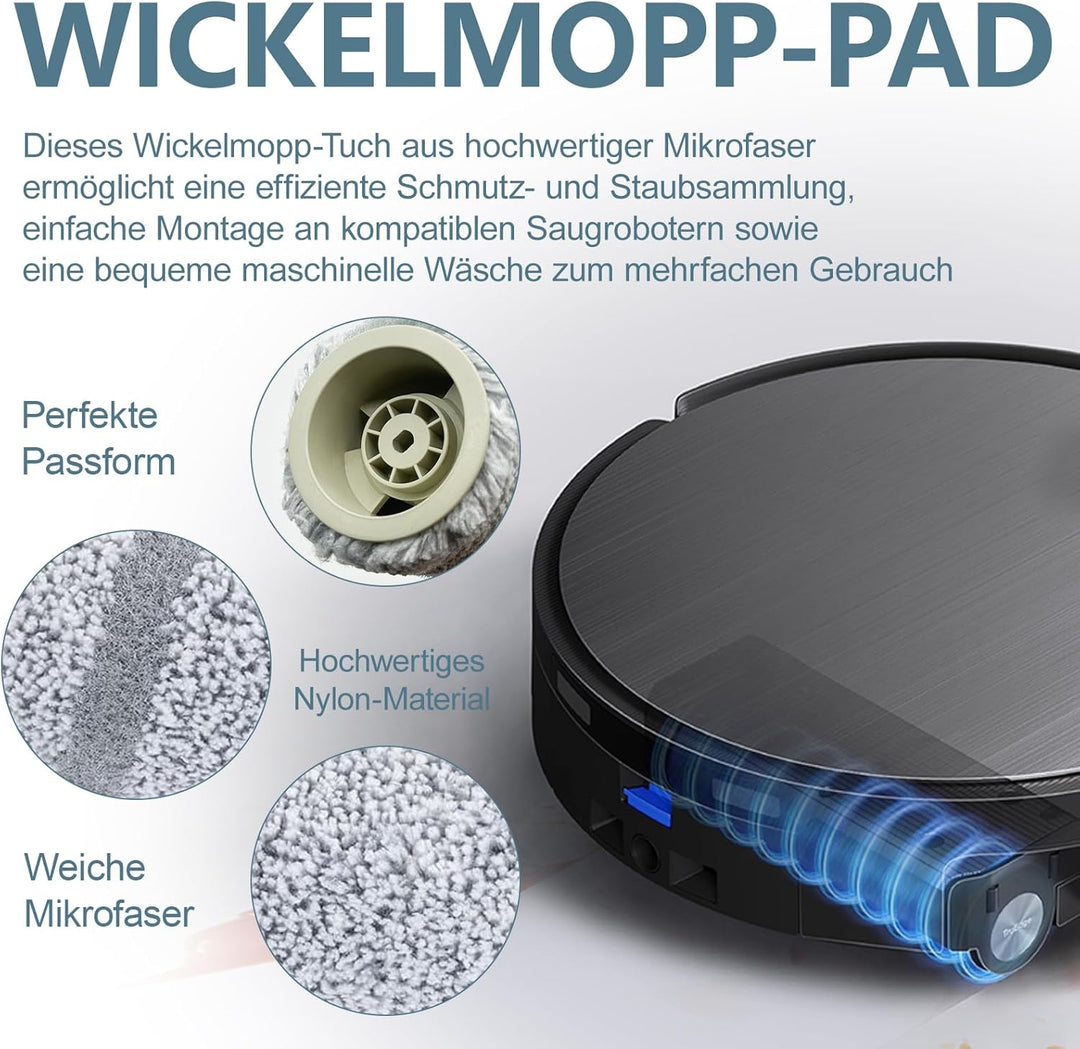 Homruich 21 Stück Zubehör für Ecovacs Deebot X9 PRO Omni Staubsauger Ersatzteile, 1 Hauptbürste, 2 M