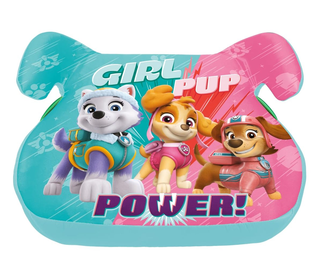 Kinder Auto-Sitzerhöhung: "Paw Patrol Girls", Girl Pup Power, EC Norm 129 bunt