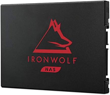 Seagate IronWolf 125 SSD 250GB, interne NAS SSD, SATA mit 6GB/s, 2.5 Zoll bis zu 560 MB/s, schwarz,