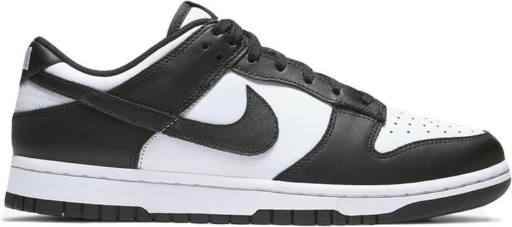 Nike Herren Dunk Low Retro Basketballschuh 38.5 EU Weiss Schwarz und Weiss, 38.5 EU Wei&#xDF; Schwar