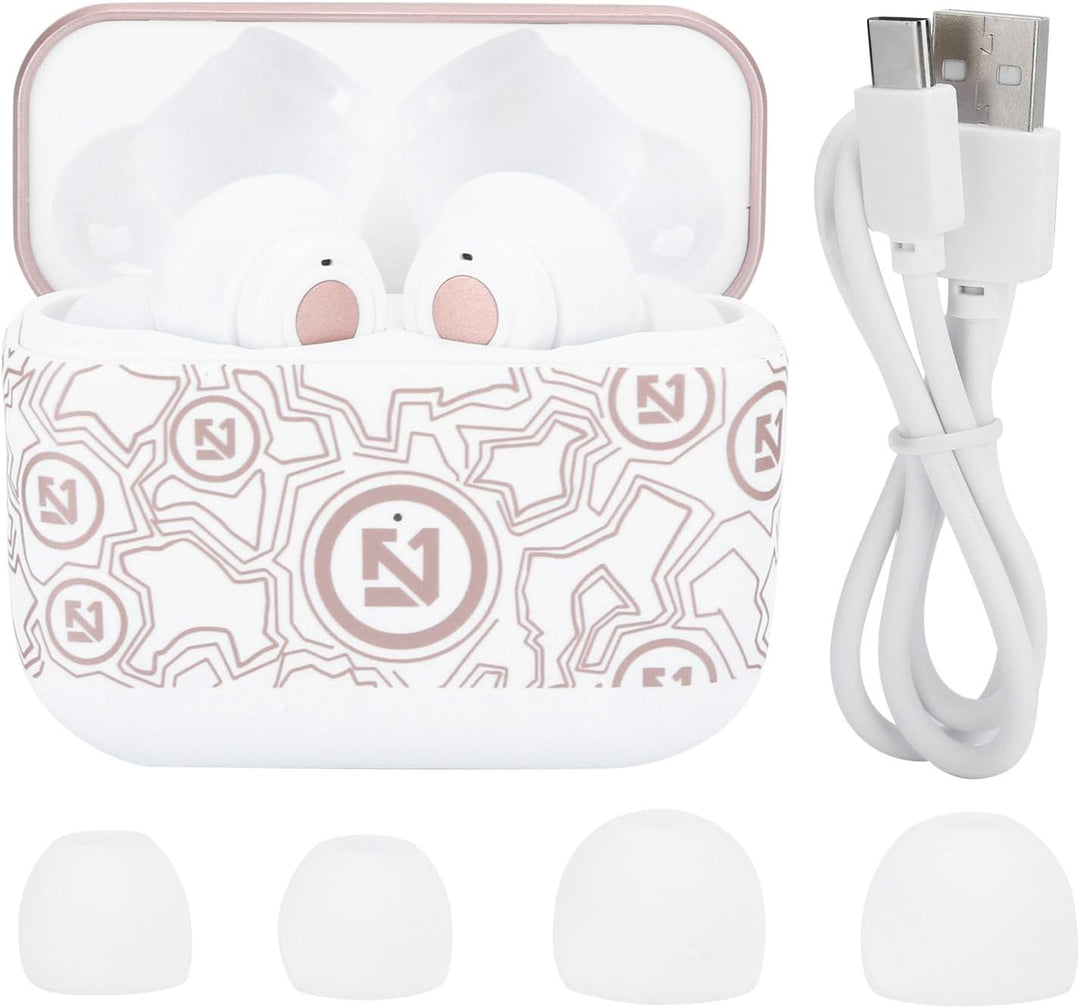 Drahtloser Kopfhörer, 5.0 Drahtloser Headset Schweissfester HiFi-Stereo-Sportkopfhörer mit Mikrofon,