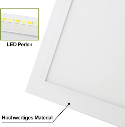 CBJKTX LED Deckenleuchte Dimmbar Panel - Flach Deckenlampe Wohnzimmer mit Fernbedienung 100x25CM Küc