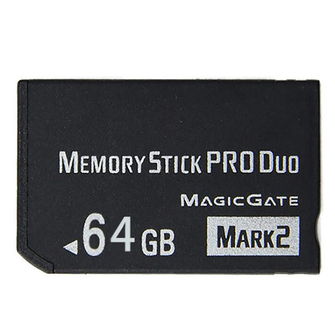 LICHIFIT Pro Duo Speicherkarte, 64 GB, für Sony PSP 2000/3000, High-Speed, Schwarz 64GB, 64GB