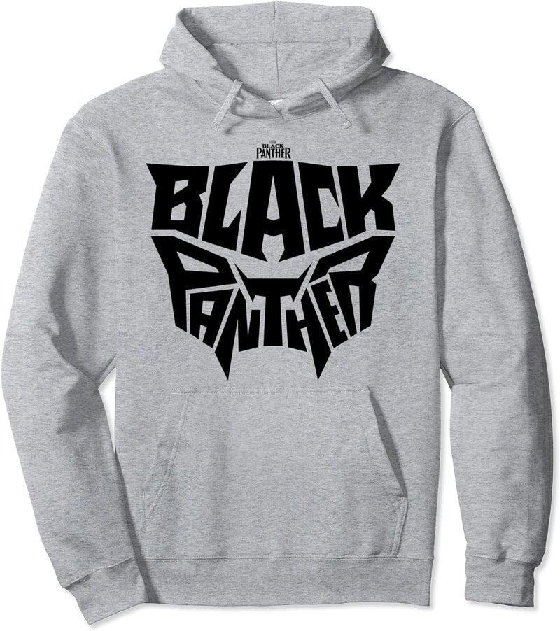 Marvel Black Panther Text Mask Fill Pullover Hoodie