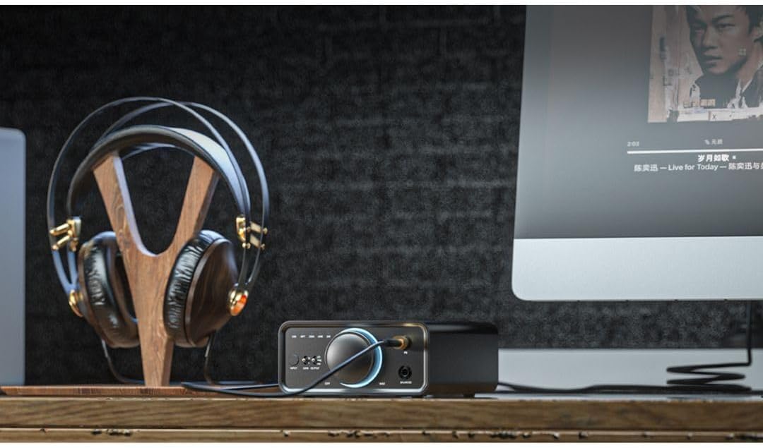 FiiO K7 Full Balanced HiFi DAC Kopfhörer-Verstärker AK4493S*2, XMOS XU208 PCM384kHz DSD256, USB/opti
