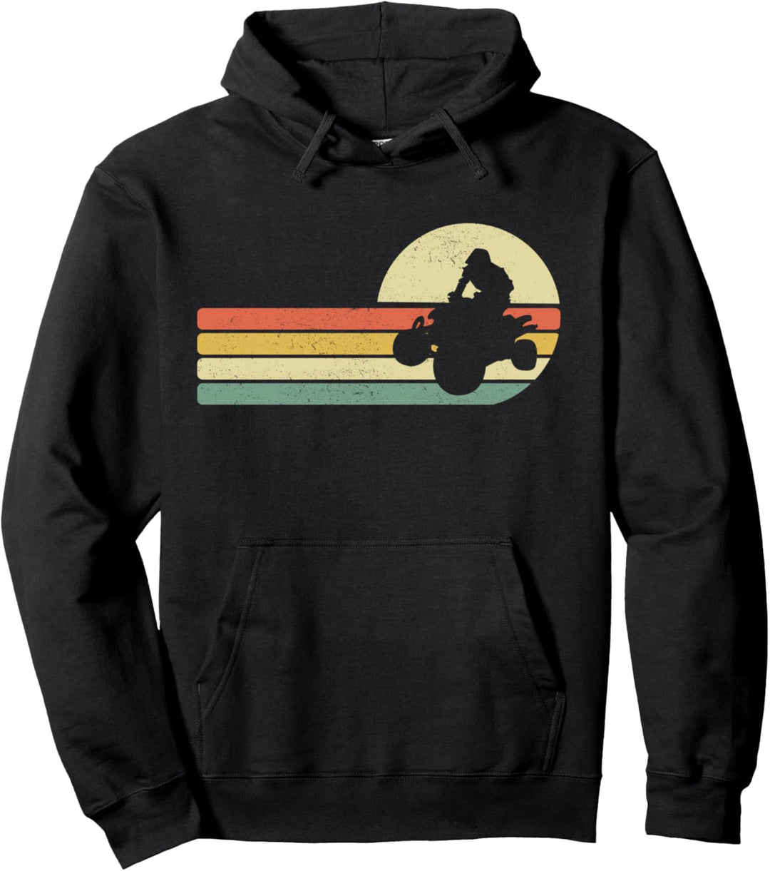 Quad-Treiber ATV Vintage Retro Pullover Hoodie