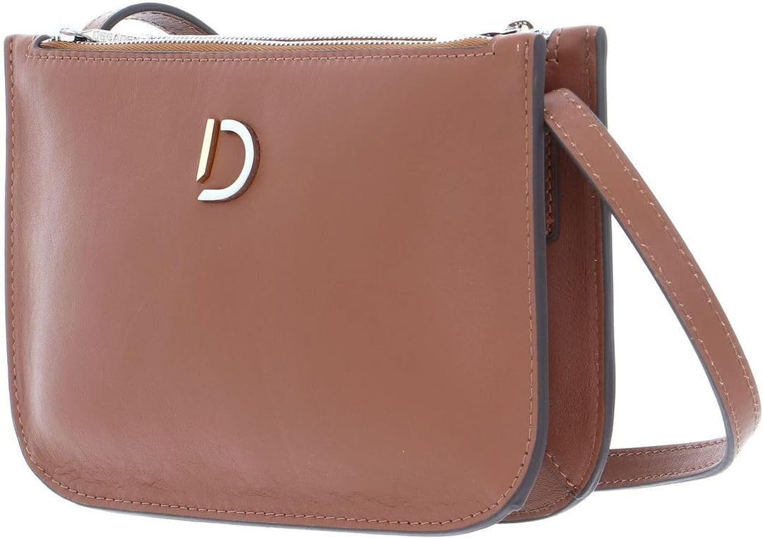 DECADENT Marcia Small Double Bag Nappa Cognac