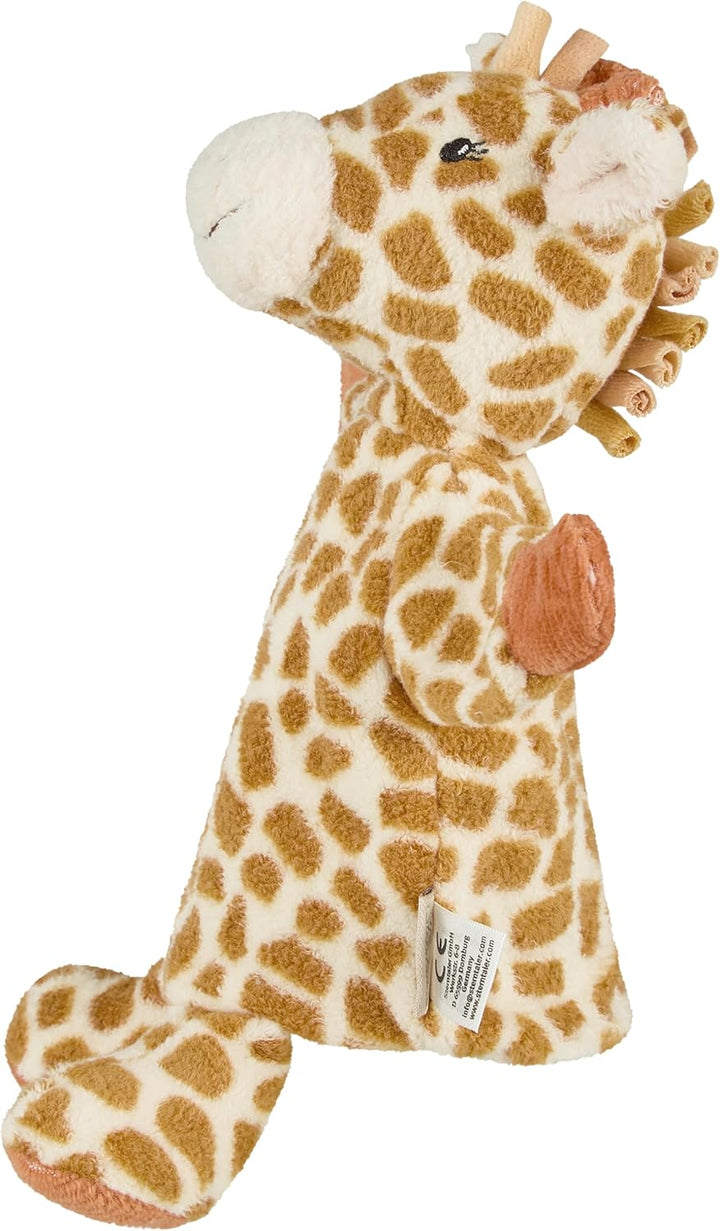 Sterntaler Kinder Handpuppe Giraffe Kaya - weiches Spielzeug zum Puppentheater, Erzählen, Kuscheln &amp;