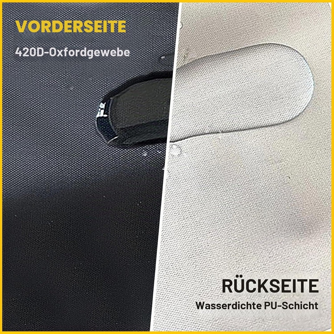 Feuerplatte Abdeckung, Wasserdicht Anti-UV 420D Grillplatte Schutzhülle, Rund Wasserbeständigkeit Ab