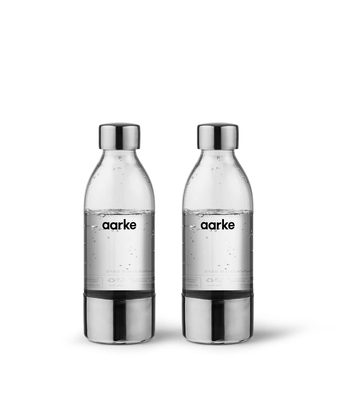 aarke AASPB1 Steel Pet Wasserflaschen, Edelstahl, 2er Pack 2er-Pack 450ml, 2er-Pack 450ml