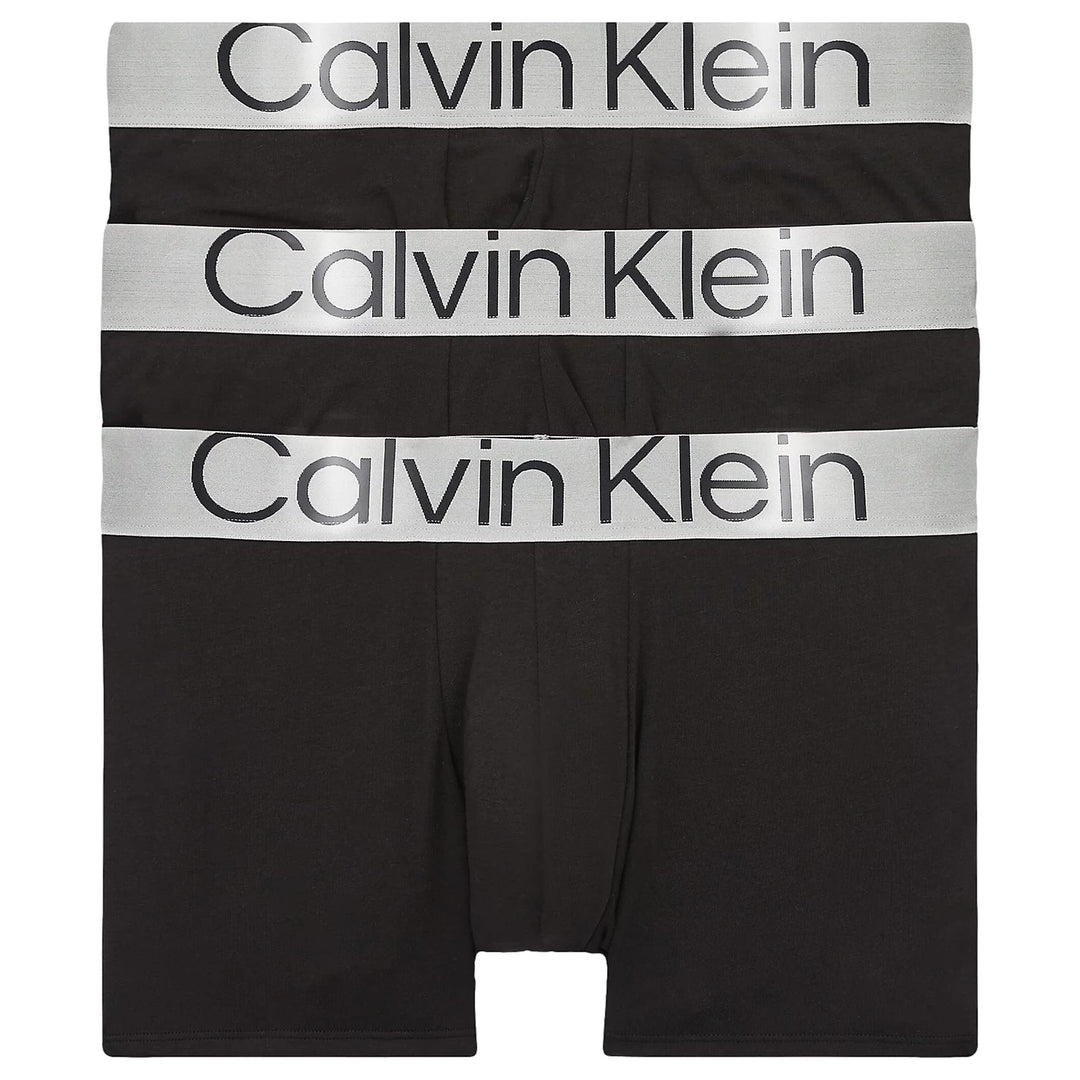 Calvin Klein Herren Trunk 3pk 000nb3130a Trunk (1er Pack) L Schwarz (Black)