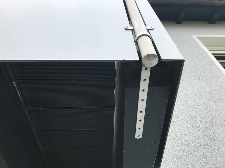Edelstahl Pfostenhalter Geländer - Wandanker für 42,4mm Edelstahl-Rohr mm Verstellbare Wandhalterung