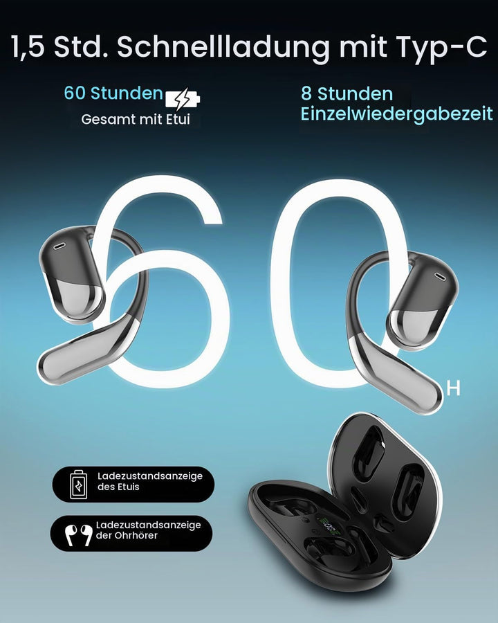 MONODEAL KI Übersetzer kopfhörer, 144 Sprachen Kopfhörer Übersetzer Echtzeit, Translator Earbuds, Üb