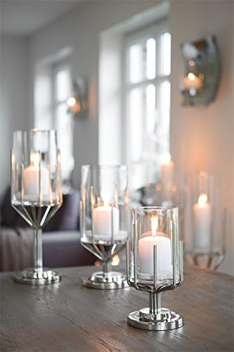 Fink - Luxor - Windlicht, Kerzenleuchter - Höhe: 33 cm - mit Glaszylinder