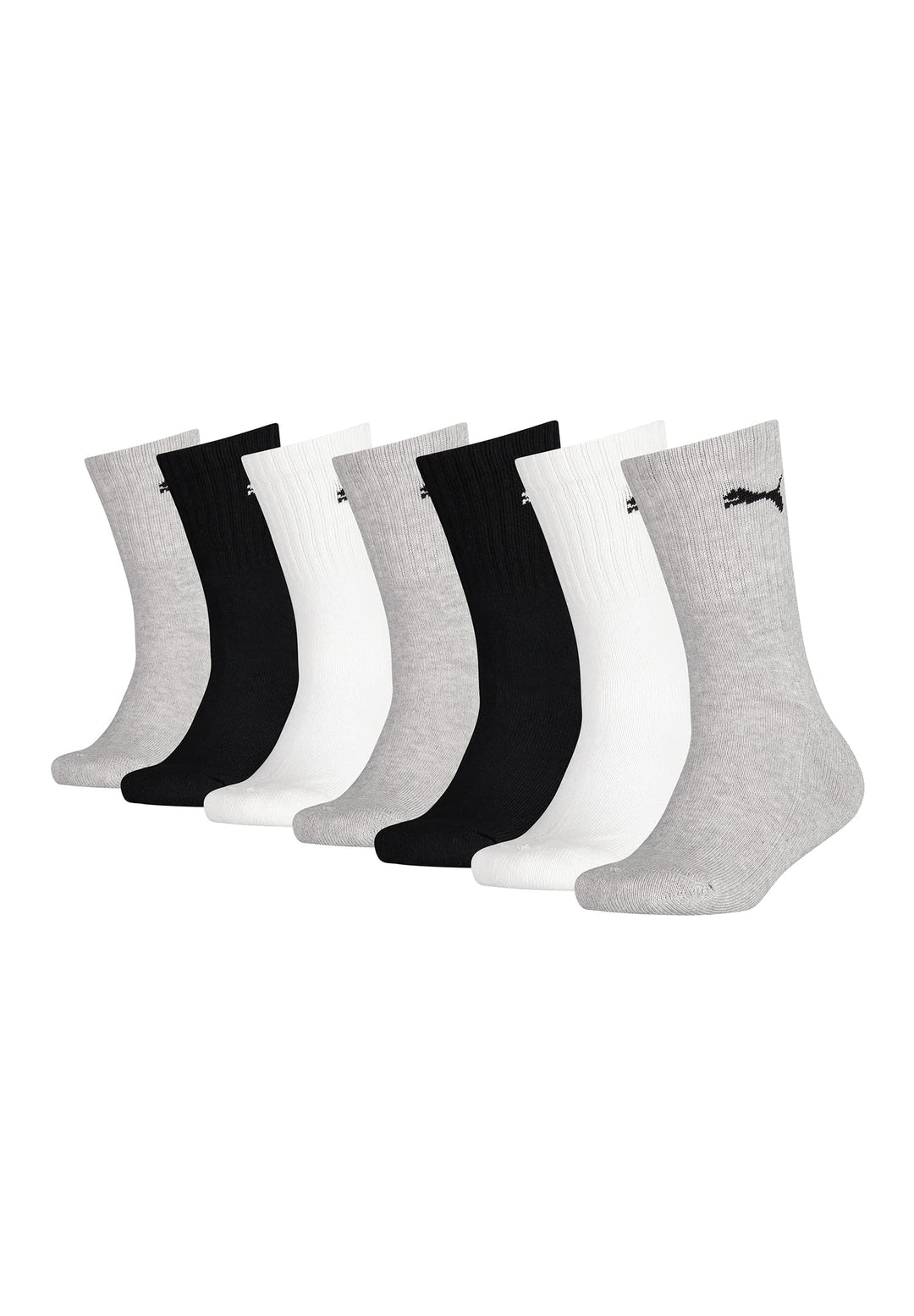 PUMA JUNIOR Quarter Socken Tennissocken Sportsocken Gr. 27-38 für Mädchen und Jungen 7 Paar 31-34 88