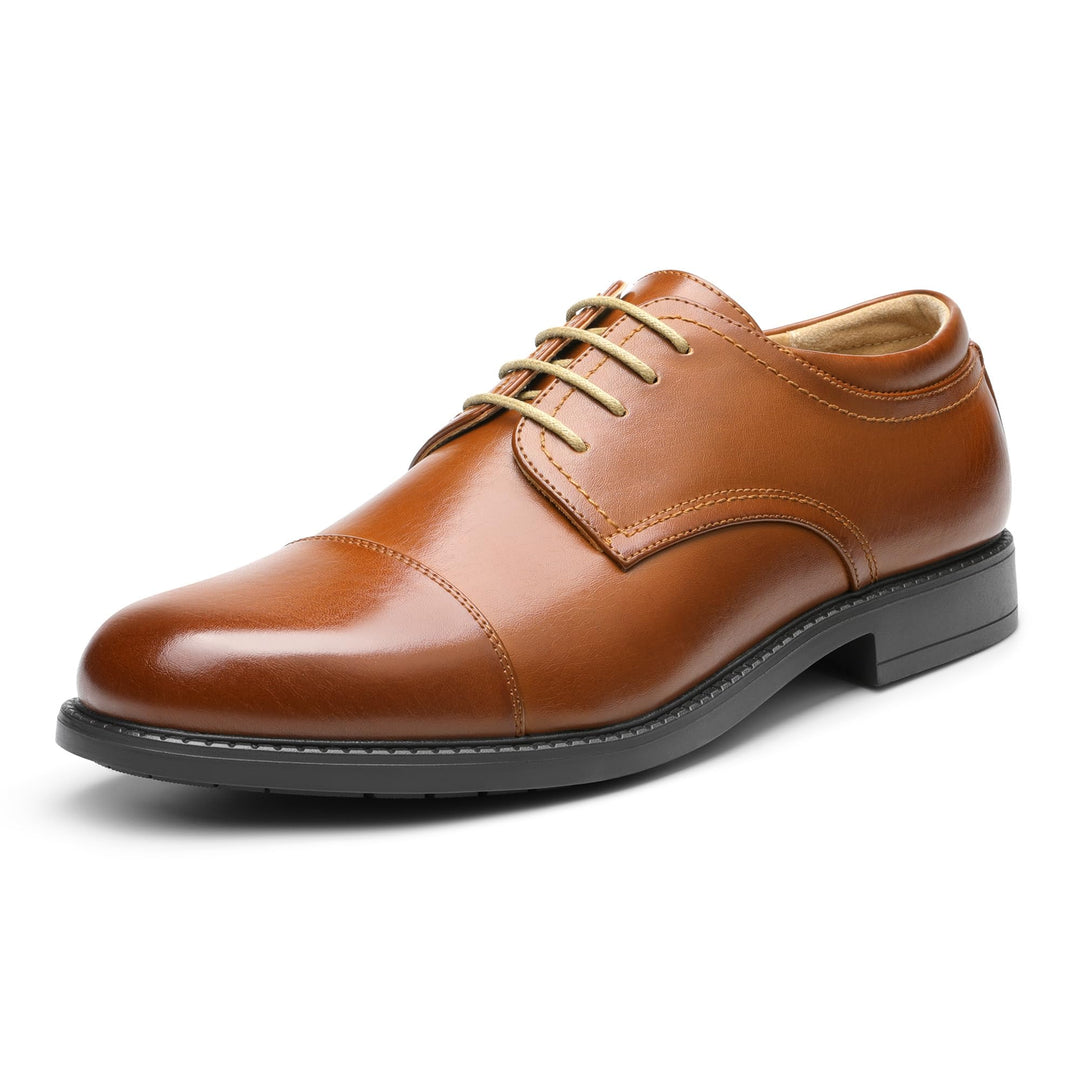 Bruno Marc Herren Anzugschuhe Derby Schnürhalbschuhe Businessschuhe Oxfords 39 EU Braun, 39 EU Braun