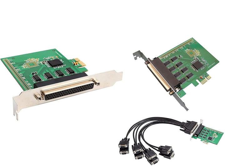 KALEA-INFORMATIQUE PCIe Serielle Controller Karte mit 8 COM Ports RS232 UART mit EXAR Chipsatz XR17V