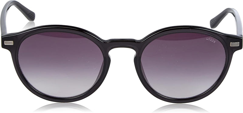 Lozza SL4289 Brille, transparent, Dunkelgrau, 52 Unisex, Erwachsene, Glänzend, transparent, Dunkelgr
