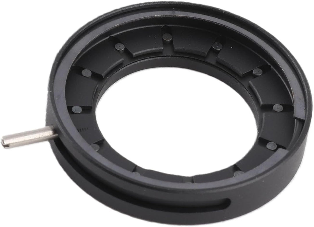 Fafeicy 12 Klingen Iris Adapter, Aperture Adjustable Lens Optische Blende mit 7,0 mm Dicke, mit ø1,5