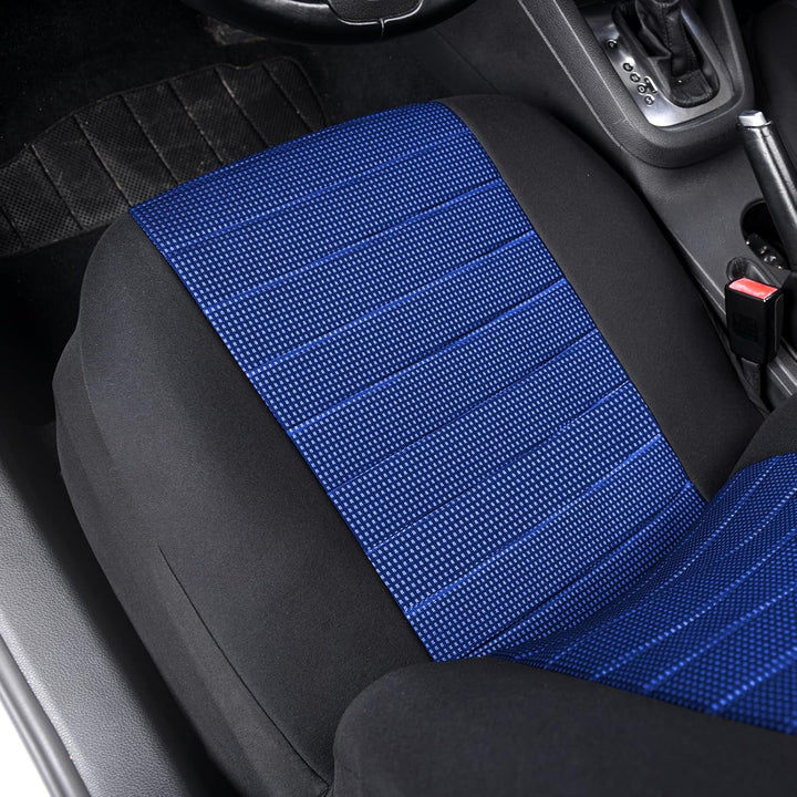 TOYOUN Autositzbezüge Vordersitze Sitzbezüge Auto Blau, Auto-Sitzschoner Schonbezüge Vordersitzbezüg