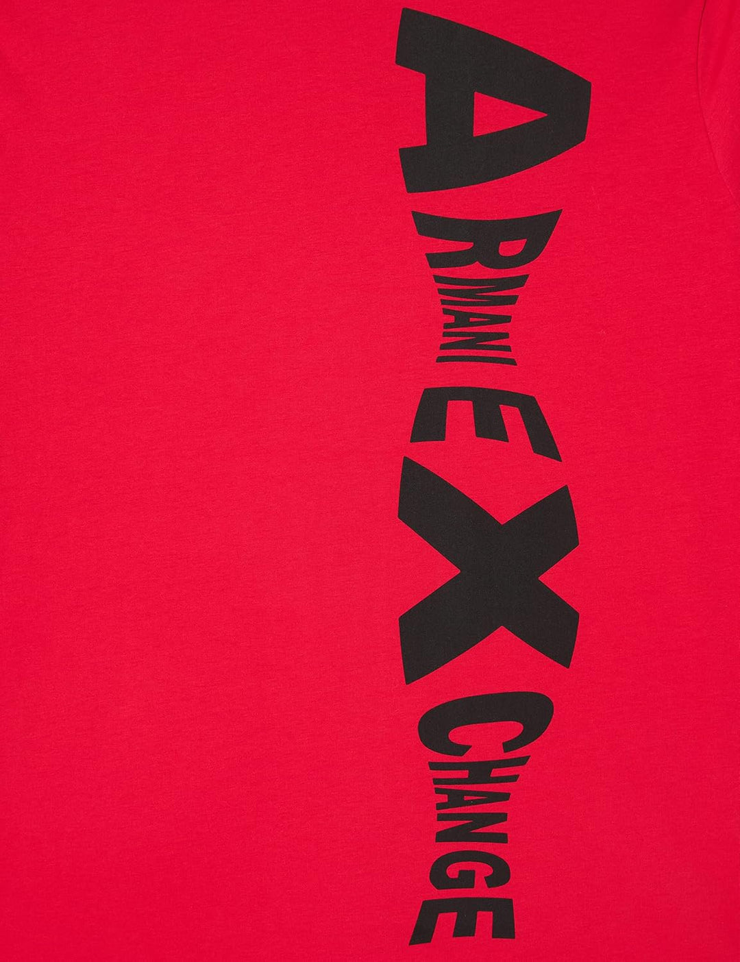Armani Exchange Herren Seitlichem Logo T-Shirt, Lipstick Red