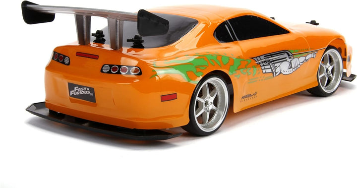 Jada Toys Fast & Furious RC-Auto, Drift 1995 Toyota Supra, Turbo, Driftfunktion, Allradantrieb, Fern