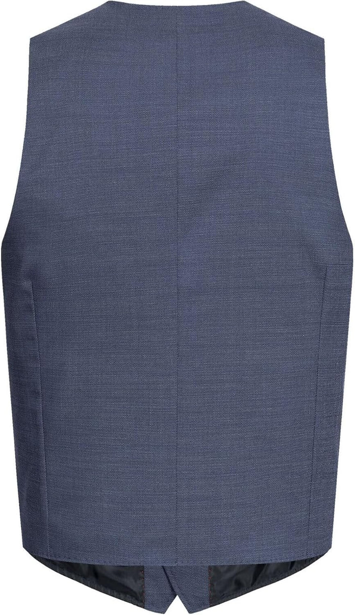 GREIFF Modern WITH 37.5 Herren Weste Regular 48 Mittelblau PINPOINT, 48 Mittelblau PINPOINT