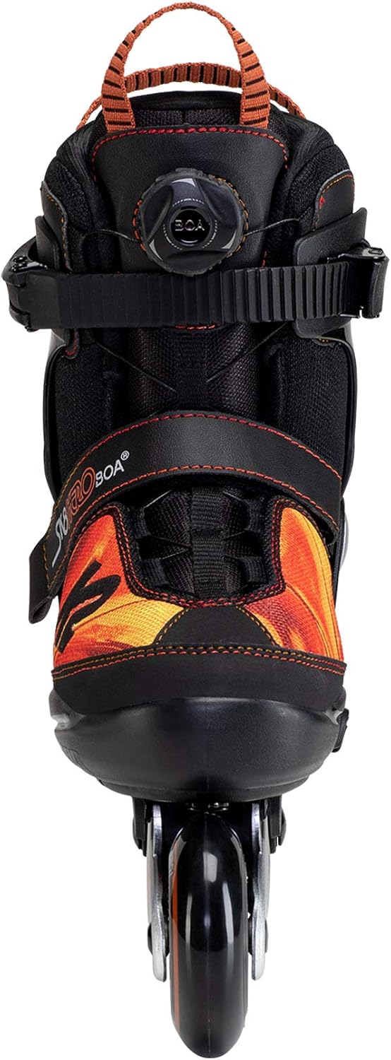 K2 Skates Jungen Inline Skates SK8 HERO BOA ALU, black - orange, 30F0118 Black - Orange L (EU: 35-40