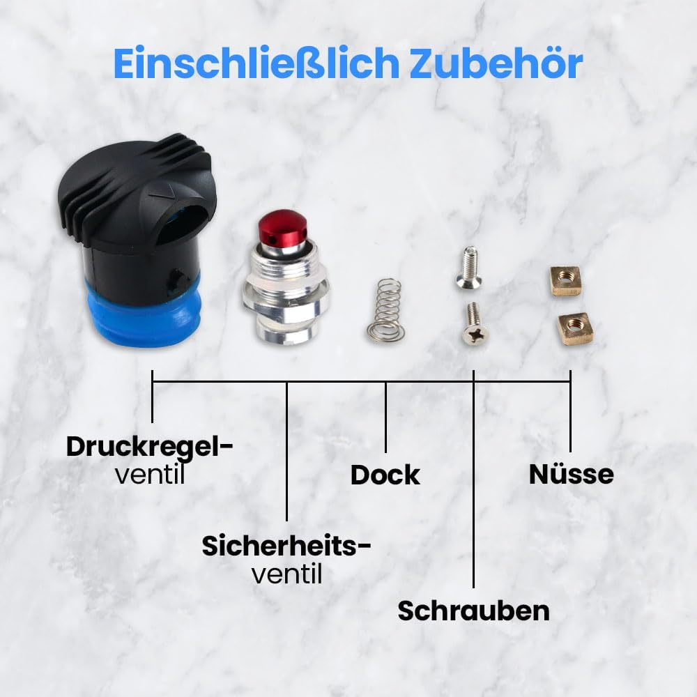 Anakel Home Ersatzset mit oberem Griff, Regelventil und Druckventil für Magefesa Athenas Schnellkoch