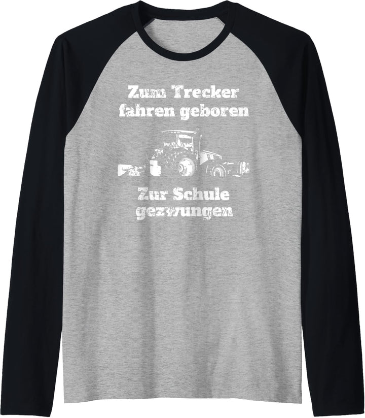 Trecker Landwirt Schlepper Kind Geschenk für Kinder Traktor Raglan
