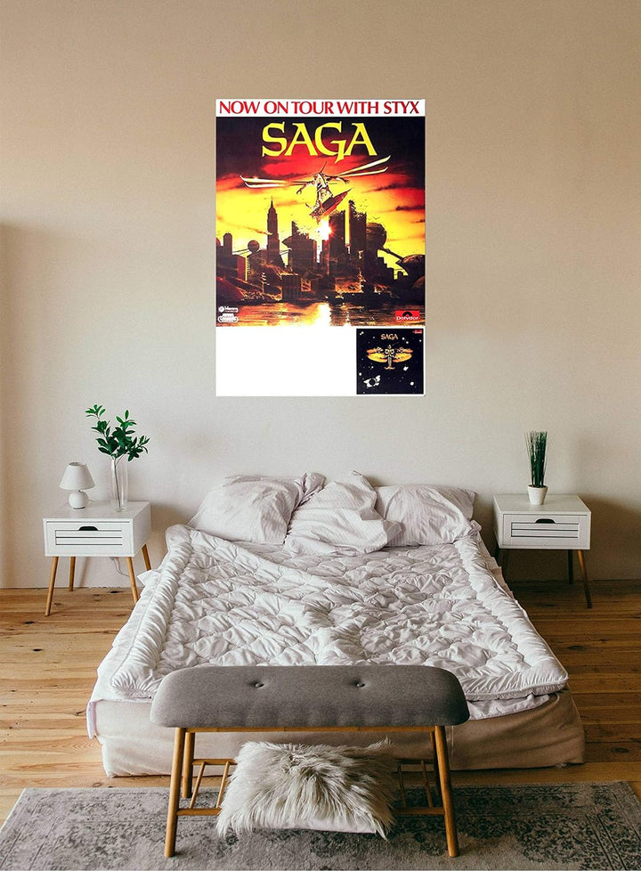Saga - Images at Twilight, 1980 » Konzertplakat/Premium Poster | Live Konzert Veranstaltung | DIN A1