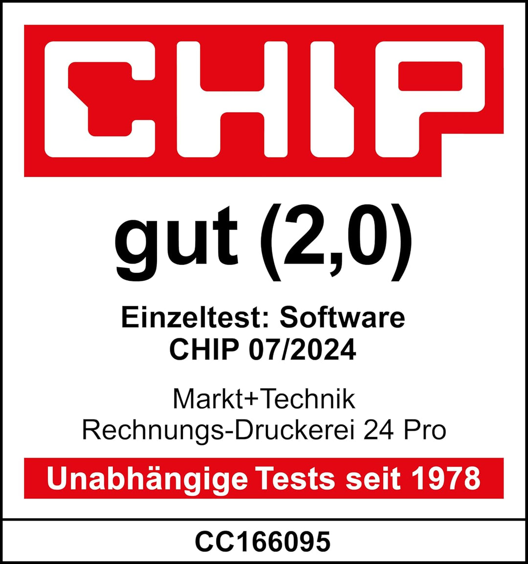 Rechnungsdruckerei 2024 PRO für Unternehmer und Handwerker - Rechnungen, Lieferscheine, Angebote, Au
