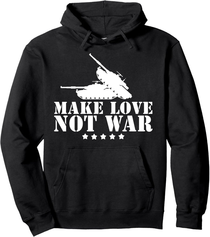 Make Love Not War I Weltfrieden Religion Glaube Kultur Pullover Hoodie