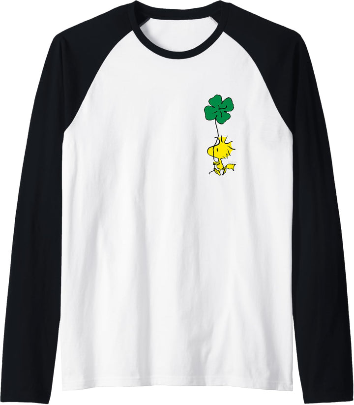 Peanuts - St. Patricks Day Woodstock Lucky Clover Raglan