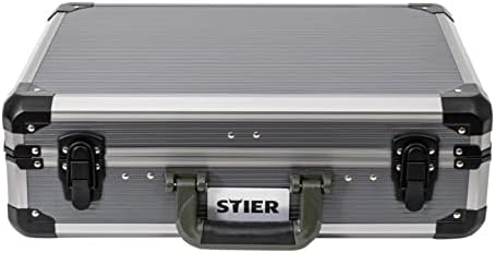 STIER Elektriker-Werkzeugsortiment, Werkzeugkoffer, 128-teilig, im robusten Aluminiumkoffer alles fü