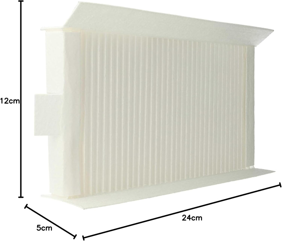 vhbw Filterset Ersatz für Zehnder 400100091 für Lüftungsgerät - Luftfilter G4 / F7 (4 Stück), 24 x 1