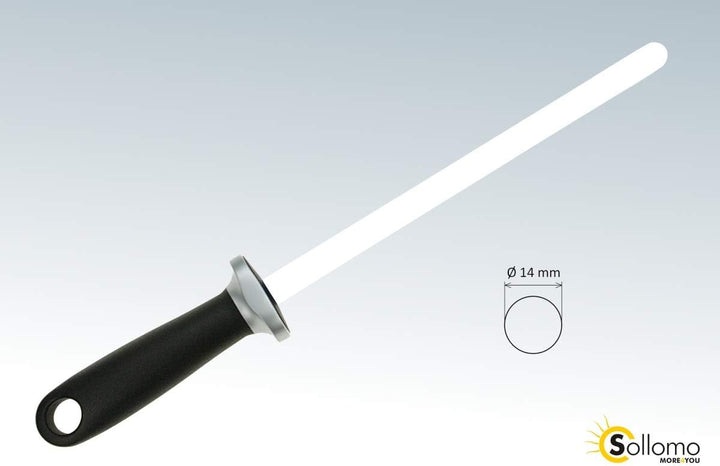 Keramik Wetzstab Wetzstahl weiss 37cm